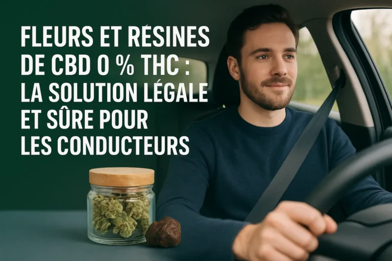Fleurs et résines CBD 0 % THC haute qualité sur CBD Bonne Conduite, détente naturelle, légale et sans risque pour la conduite. Garantie 0 % THC, 100 % sérénité.